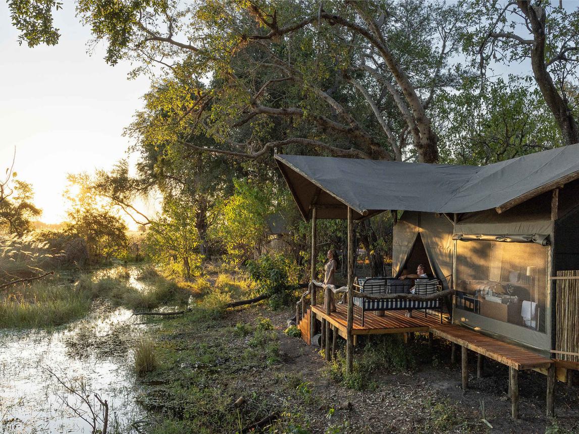 Footsteps Across the Delta, Okavango Delta, Botswana